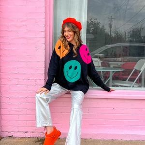 Smile Rainbow Sweater